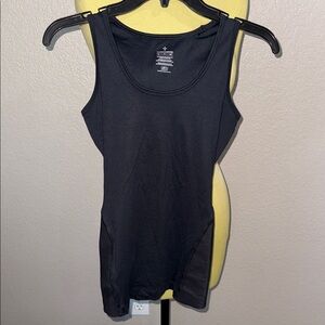 Tommie Copper Black Women's Compression Tank Top - copper & zinc infused